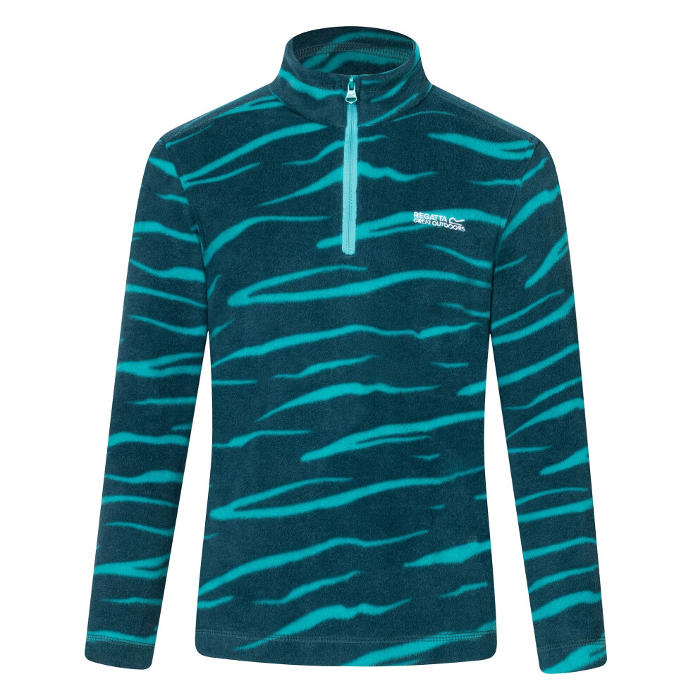 Regatta (3-4 Years, Mediterranea) Childrens/Kids Hot Shot Ii Zebra Print Fleece Top