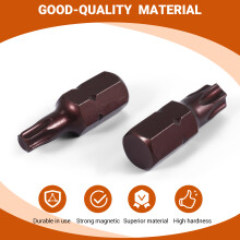Broppe 7-Delige T20-55 Torx-Schroevendraaierbit S2 Staal 10 mm Zeskantschacht voor Slagschroevendraaier T20/T25/T30/T40/T45/T50/T55