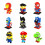 (Daisy Duck)Children Building Blocks Assembling Toy Abs Interesting Material 8