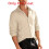 (Khaki,XL)Trendy Knit Buttonfront Jacket With Polyester Fabric For Casual Wear Active Men 1