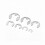 400PCS M1.5-M15 Assorted Stainless E Clips C Circlip Set Retaining Snap Ring Kit 4