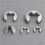 400PCS M1.5-M15 Assorted Stainless E Clips C Circlip Set Retaining Snap Ring Kit 12