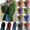(RoyalBlue,M)Womens Thick Wool Coat With Button Front And Solid Color For Style Urban 4