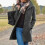 (RoyalBlue,M)Womens Thick Wool Coat With Button Front And Solid Color For Style Urban 5