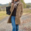 (RoyalBlue,M)Womens Thick Wool Coat With Button Front And Solid Color For Style Urban 6
