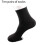 (Black)Sports Socks Polyester Cotton Men Solid Color Simple Fashionable Casual And 1