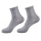 (Black)Sports Socks Polyester Cotton Men Solid Color Simple Fashionable Casual And 2