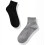 (Black)Sports Socks Polyester Cotton Men Solid Color Simple Fashionable Casual And 4