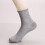 (Black)Sports Socks Polyester Cotton Men Solid Color Simple Fashionable Casual And 5