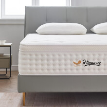 King Size Hybrid Mattress 10.2 Inch, 5FT Memory Foam & Pocket Springs, Medium Firm, Ergonomic Support