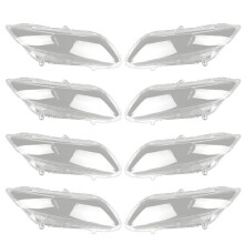 8Pcs Frente Farol Capa Transparente Abajur Lente de Luz de CabeçA para   2012-2015