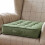 Homescapes (Forest Green) Cotton Armchair Booster Cushion 1