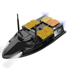 Boot Aas Flytek V803 GPS Dubbele Antenne Kleuren Scherm, 200 Punten, 4 Hoppers, 500m, 250m/min, Zwart