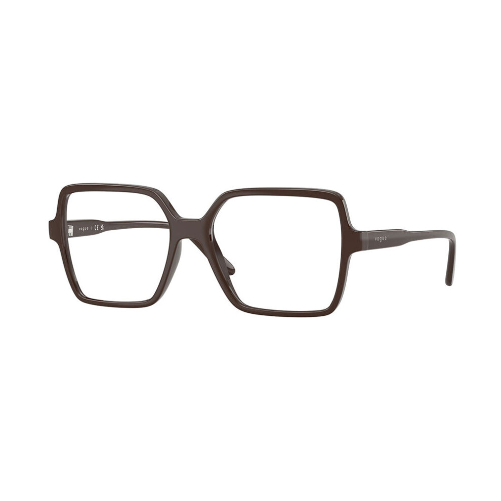 Vogue Eyewear Brown Vo5702 2252 Woman Optical Frames Nylon Transparent Squared Normal - Image 2