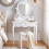 Dressing Table Vanity Makeup Desk Set 1