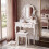 Dressing Table Vanity Makeup Desk Set 2