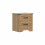 (Oak) (2 Drawer) Panelled Chest of Drawers Storage Unit 1