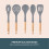 Cooks Professional Cooks Professional 5 Piece Silicone Utensil Set | Grey 2