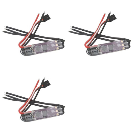 3X AM32 32-Bit ESC 2-4S Enhanced Version 40A Speed Controller with 5V2A BEC Module for RC Crawler Drone Brushless Motors