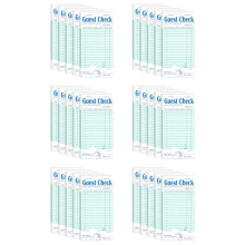30 Pack Guest Check Books, Server Note Pads for Restaurant, Green Waiter Checkbook, Restaurant Order Pad 50 Sheets/Pack