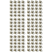 120 Pièces de Matériel pour Porte-Clés avec Anneaux Porte-Clés pour Sangle de Sac, Bronze