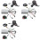 3X 48V 25A Electric Scooter Controller Dashboard Kit with TF-100 Display+ Button for  M4 1