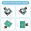 4X Scheda PCB da 48 V per Microfono di Assemblaggio TLM103 e TLM107 e Lewit 240, Parti per Microfono DIY, Microfono per Trasmissione 10