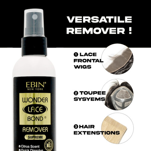 EBIN NEW YORK Lace Wig Adhesive Remover 4.05fl.oz / 120ml 1