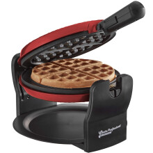 Cooks Professional Rotary Waffle Maker | Red
