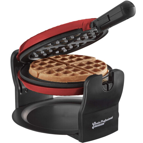 Cooks Professional Cooks Professional Rotary Waffle Maker | Red