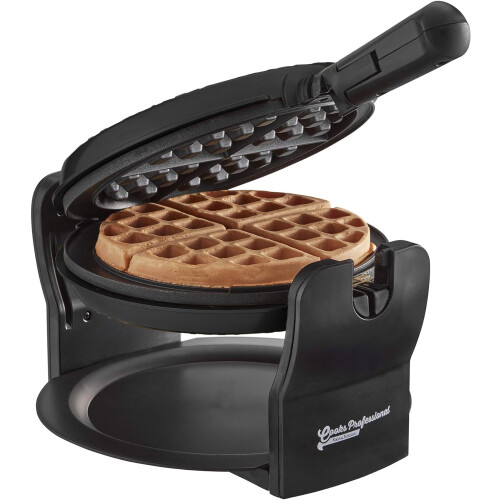 Cooks Professional Cooks Professional Rotary Waffle Maker | Black