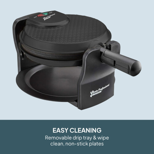 Cooks Professional Cooks Professional Rotary Waffle Maker | Black 1
