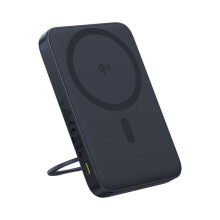 Powerbank Typ-C, Qi2, 20W, 5000mAh, mit Typ-C Kabel - Baseus PicoGo (P10076800213-01) - Schwarz