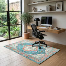 (120 X 170 CM, Regal) Non Slip Traditional Cashmere Rug Soft Faux Fur Winter Carpet