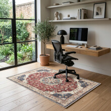 (120 X 170 CM, Whisper) Non Slip Traditional Cashmere Rug Soft Faux Fur Winter Carpet