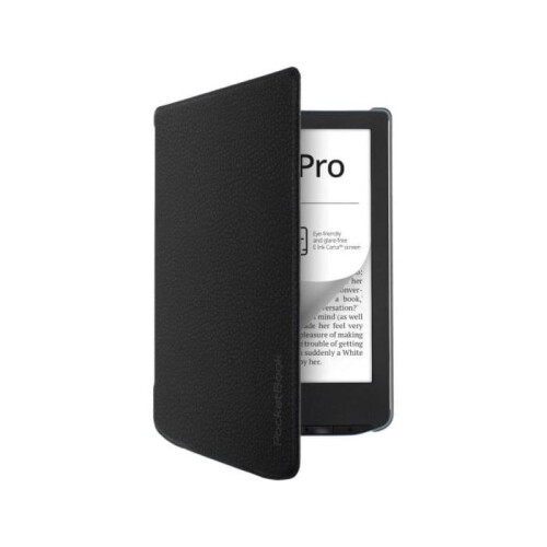 Funda Folio PocketBook Verse/Verse Lite/Verse Pro Musta Läpinäkyvä 2