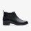 Clarks (Wide, 5 (Adults')) Havisham Top Black Leather 1