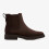 Clarks Nella Top Dark Brown Suede 1