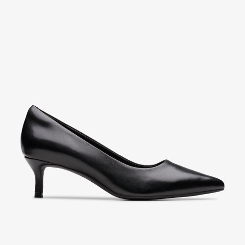 Clarks Zarey Court Black Leather