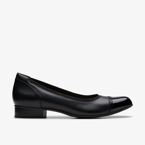 Clarks (Standard, 6 (Adults')) Krystine May Black Leather