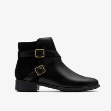(Standard, 7 (Adults')) Havisham Bay Black Leather