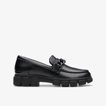 (Wide, 10.5 (Children's)) Evyn Walk Kid Black Leather