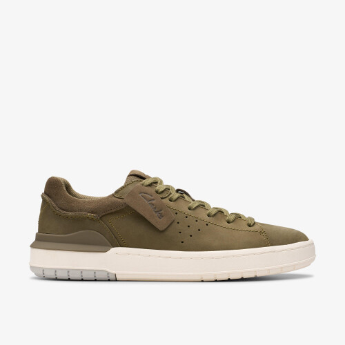 Clarks Courtlite2 Run Olive Nubuck