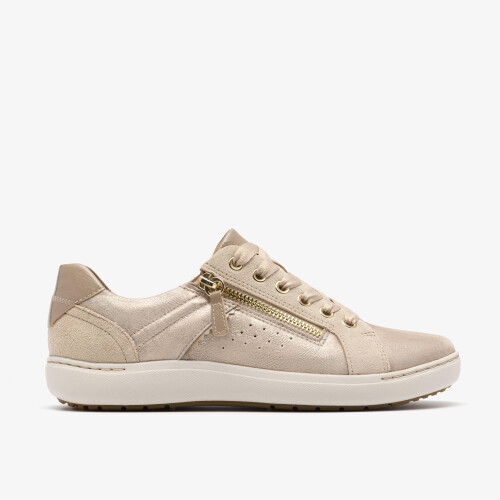 Clarks (Wide, 3 (Adults')) Nalle Zen Metallic