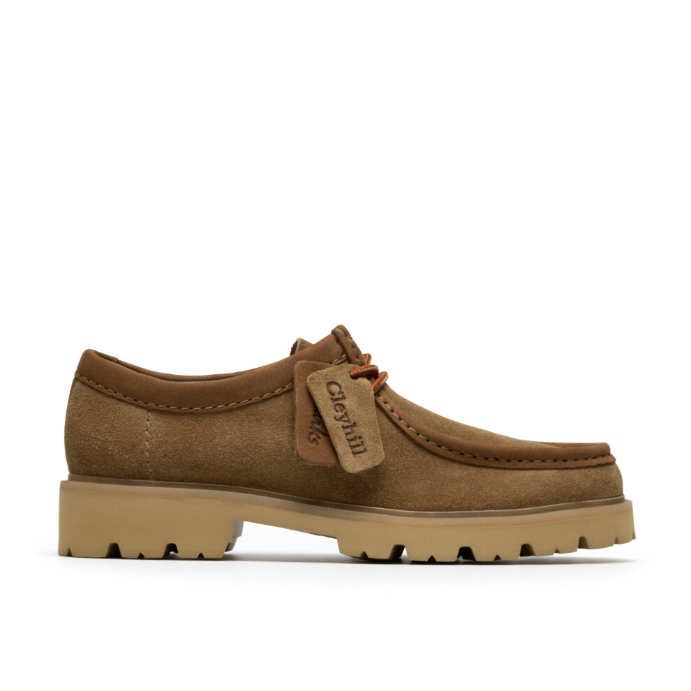 Debenhams Men's Brown Cleyhill Seam Suede Lace-Up Shoe Dark Sand In Size 10 - Image 5