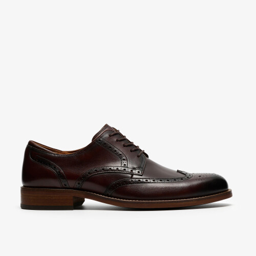 Clarks CraftRemi Tip Brown Leather