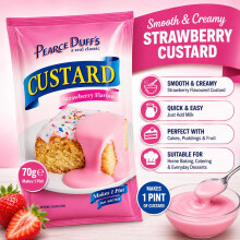 Pearce Duff's Strawberry Custard Powder 70g x 12