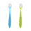 Callowesse Silicone Spoons, Blue & Green, 2 Pack 1