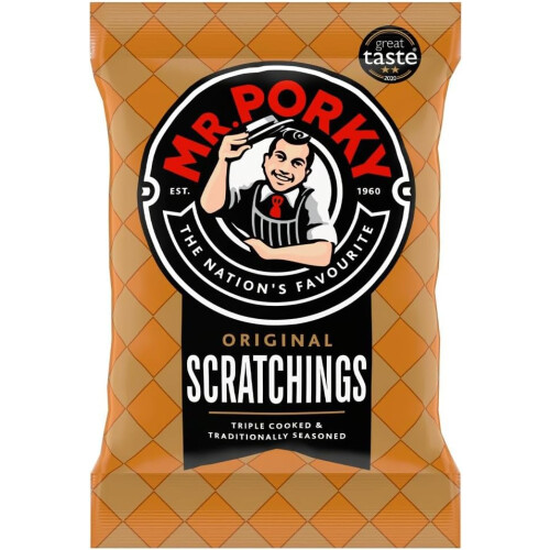 Mr Porky Original Scratchings Pubcard 12x25g