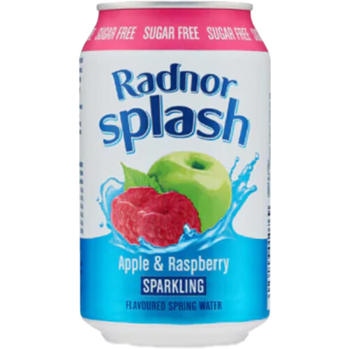 Radnor Sparkling Apple & Raspberry Water 330mlx24